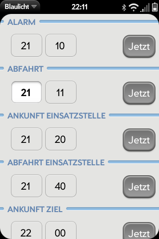 Screenshot Blaulicht